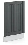 Vicco Frontblende, Anthrazit, Wei&szlig;, Holzwerkstoff, Rechteckig, 45x67.4x1.6 cm,
