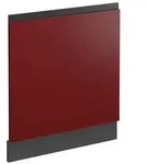 Vicco Frontblende, Rot, Anthrazit, Holzwerkstoff, Rechteckig, 60x57.2x1.6 cm,