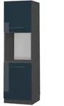 Vicco Herdumbauschrank, Dunkelblau, Anthrazit, Holzwerkstoff, 5 F&auml;cher,...