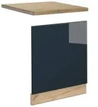 Vicco Frontblende, Dunkelblau, Honigeiche, Holzwerkstoff, Rechteckig,...