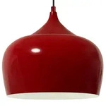 Bamyum Pendelleuchte, Rot, Metall, Vintage, Rund,Rund, 30x27x30 cm, Lampen &