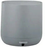 Sch&ouml;ner Wohnen Treteimer Pomino, Grau, Keramik, 4,5 L, 26x26x24 cm, K&uuml;chen,