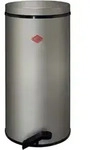 Wesco Tretabfallsammler, Silber, Metall, 27x58x27 cm, K&uuml;chen, K&uuml;chenausstattung,