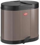 Wesco Abfallsammler &Ouml;kosammler 170, Grau, Kunststoff, 2X15 L, 45x43x36 cm, Made in
