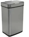 Mid.you Abfallsammler, Silber, Metall, 60 L, 42x69x31 cm, K&uuml;chen,