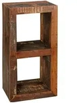 Mid.you Regal, Braun, Holz, Mangoholz, Recyclingholz, massiv, 45x90x35 cm,...
