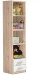 Mid.you Regal Wimex Cariba, Wei&szlig;, Eiche, Holzwerkstoff, 3 F&auml;cher, 2 Schublade(n)