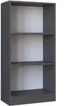 Mid.you Regal, Anthrazit, Holzwerkstoff, 2 F&auml;cher, 56x114x30 cm, stehend,