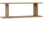 Mid.you Wandregal, Sonoma Eiche, Holzwerkstoff, 80x28x19.7 cm, Wohnzimmer, Regale,