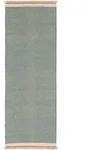 benuta Pop Wollteppich-L&auml;ufer, Mintgr&uuml;n, Textil, Beton Optik, Rechteckig, 70x200