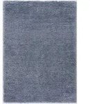 Novel Hochflorteppich Porto, Blau, Textil, Uni, rechteckig, 80x150 cm, f&uuml;r