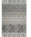 Kayoom Outdoorteppich Yoga, Creme, Taupe, Textil, geometrisch, rechteckig,...