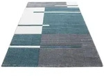 Ayyildiz Webteppich Hawaii 1310, Blau, Textil, Karo, rechteckig, 120x170 cm,