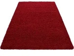Ayyildiz Hochflorteppich Life 1500, Rot, Textil, Uni, rechteckig, 120x170 cm,