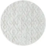 Ayyildiz Webteppich Pisa 4708 cream, Creme, Textil, Graphik, rund, Oeko-Tex&reg;
