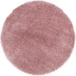 Ayyildiz Hochflorteppich Fluffy 3500 Rosa, Rosa, Textil, Uni, rund, Oeko-Tex&reg;