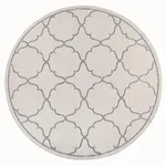 Novel Outdoorteppich Berlin, Creme, Textil, geometrisch, rund, Oeko-Tex&reg; Standard