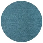 Novel Outdoorteppich Melissa, Blau, Textil, Uni, rund, f&uuml;r Fu&szlig;bodenheizung