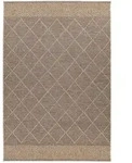 Obsession Flachwebeteppich My Oslo, Taupe, Textil, Raute, rechteckig, 80x150 cm,