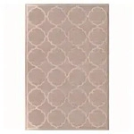Novel Outdoorteppich Berlin, Beige, Textil, geometrisch, rechteckig, 80x150 cm,