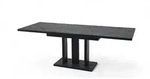 Endo-Moebel Esstisch, Graphit, Holzwerkstoff, Rechteckig,Rechteckig, 80x76x130...