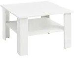 Mid.you Couchtisch, Wei&szlig;, Holzwerkstoff, quadratisch, eckig, 60x42x60 cm,...