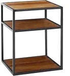 Mid.you Nachttisch Skyport Wohnling, Sheesham, Holz, Sheesham, massiv,...