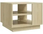 vidaXL Couchtisch, Braun, Holzwerkstoff, 55x43x55 cm, Wohnzimmer, Wohnzimmertische,