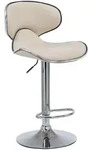 CLP Barhocker, Creme, Metall, 46x88x49 cm, Esszimmer, Barm&ouml;bel, Barhocker