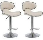 CLP Barhocker, Creme, Metall, 46x88x49 cm, Esszimmer, Barm&ouml;bel, Barhocker