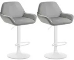 CLP Barhocker, Grau, Metall, 51x89x52 cm, Esszimmer, Barm&ouml;bel, Barhocker