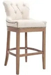 CLP Barhocker, Creme, Holz, 55x109x57 cm, Esszimmer, Barm&ouml;bel, Barhocker