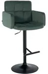 CLP Barhocker, Dunkelgr&uuml;n, Metall, 60x93x56 cm, Esszimmer, Barm&ouml;bel, Barhocker