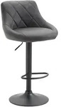 CLP Barhocker, Grau, Metall, 46x83x49 cm, Esszimmer, Barm&ouml;bel, Barhocker
