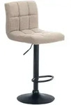 CLP Barhocker, Creme, Metall, 46x94x47 cm, Esszimmer, Barm&ouml;bel, Barhocker