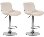 CLP Barhocker, Creme, Metall, 50x86x50 cm, Esszimmer, Barm&ouml;bel, Barhocker