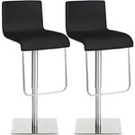 CLP Barhocker, Schwarz, Metall, 39x80x46 cm, Esszimmer, Barm&ouml;bel, Barhocker