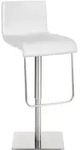 CLP Barhocker, Wei&szlig;, Metall, 39x80x46 cm, Esszimmer, Barm&ouml;bel, Barhocker