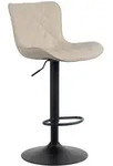 CLP Barhocker, Creme, Metall, 48x83x54 cm, Esszimmer, Barm&ouml;bel, Barhocker