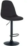 CLP Barhocker, Schwarz, Textil, 47x99x56 cm, Esszimmer, Barm&ouml;bel, Barhocker