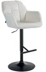 CLP Barhocker, Creme, Textil, 57x97x59 cm, Esszimmer, Barm&ouml;bel, Barhocker