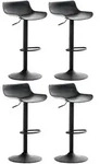 CLP Barhocker, Schwarz, Metall, 43x69x44 cm, Esszimmer, Barm&ouml;bel, Barhocker