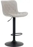 CLP Barhocker, Taupe, Metall, 48x83x54 cm, Esszimmer, Barm&ouml;bel, Barhocker