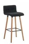 CLP Barhocker, Schwarz, Holz, 42x94x49 cm, Esszimmer, Barm&ouml;bel, Barhocker