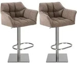 CLP Barhocker, Dunkelbraun, Metall, 64x88x45 cm, Esszimmer, Barm&ouml;bel, Barhocker