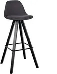CLP Barhocker, Dunkelgrau, Holz, 38x99x44 cm, Esszimmer, Barm&ouml;bel, Barhocker