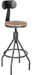 CLP Barhocker, Silber, Metall, 41x96x41 cm, Esszimmer, Barm&ouml;bel, Barhocker