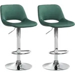 CLP Barhocker, Gr&uuml;n, Metall, 42x86x46 cm, Esszimmer, Barm&ouml;bel, Barhocker