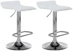 CLP Barhocker, Wei&szlig;, Metall, 38x65x41 cm, Esszimmer, Barm&ouml;bel, Barhocker