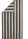 Cawoe Handt&uuml;cher, Grau, Textil, Gestreift, 80x150 cm, Badtextilien, Duscht&uuml;cher